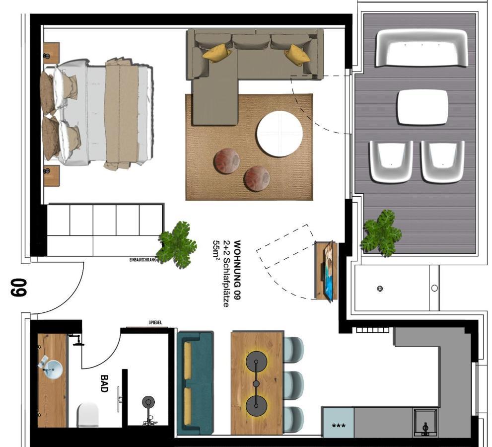 Seebruecke Heringsdorf - 1-Raum-Appartement Mit Balkon S9 מראה חיצוני תמונה